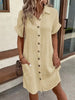 Juliette - Robe-chemise femme (Verte)